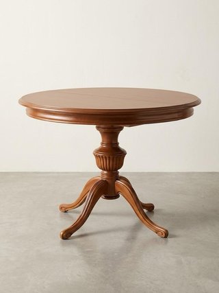 Mesa de comedor extensible de madera