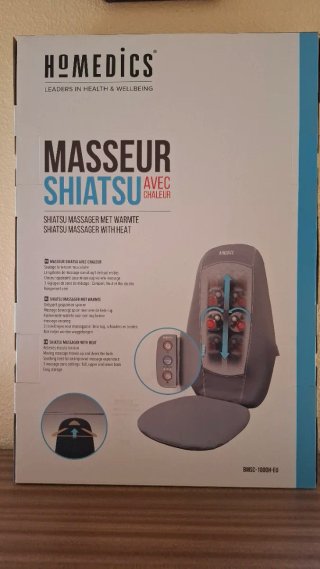 Asiento Masajeador Shiatsu con calor. HoMedics