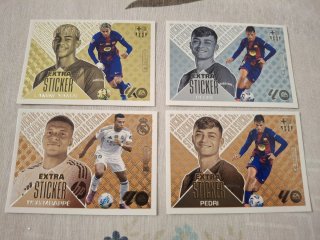 Lote Cromos Extra Sticker 26-27