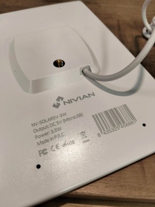 Panel solar Nivian NV-SOLAR5V-3W 3,3W