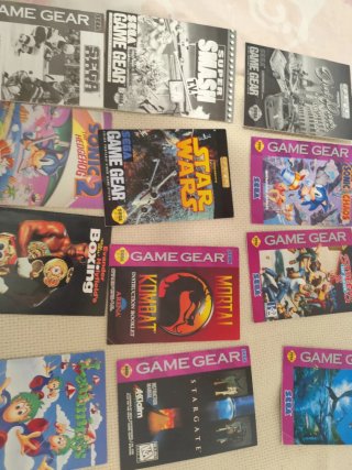Manuales Sega Game Gear
