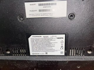 TV Thomson Negra y Plateada