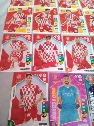 Lote de Cartas de Fútbol Adrenalyn Girona