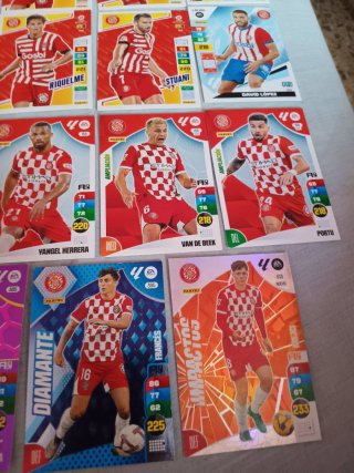 Lote de Cartas de Fútbol Adrenalyn Girona