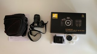 Cámara Nikon D3400 AF-P 18-55 Kit Negra