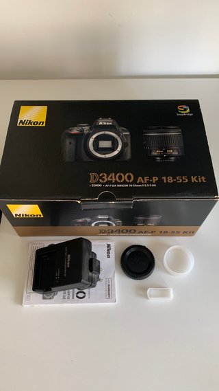 Cámara Nikon D3400 AF-P 18-55 Kit Negra