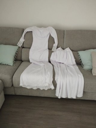 Vestido de Novia Blanco Sin Usar.