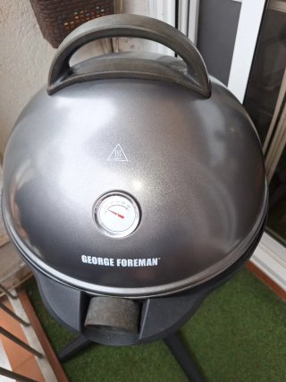 Barbacoa Eléctrica George Foreman con Soporte