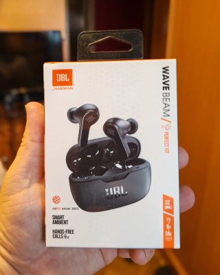 Auriculares JBL Wave Beam Bluetooth Negros