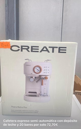Cafetera Expreso CREATE Thera Retro Pro