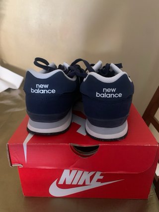 Zapatillas New Balance Azul y Blanco