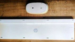 Teclado y Ratón HP Inalámbricos Beige
