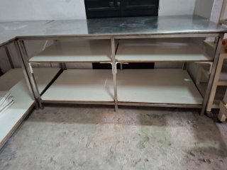 Mesa acero inoxidable 2m x 1m