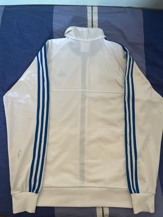 Chaqueta Adidas Training Blanca y Azul