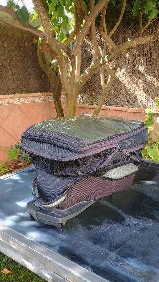Mochila Depósito BMW R1200RT Negra/Gris