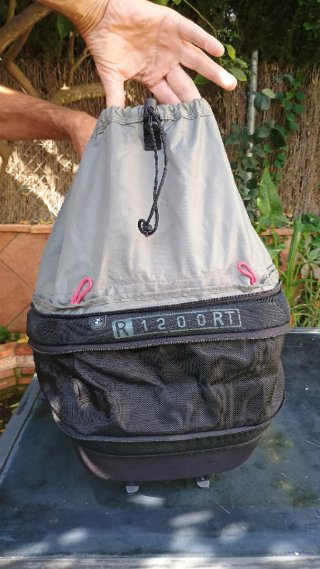 Mochila Depósito BMW R1200RT Negra/Gris