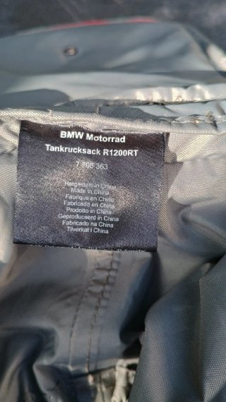 Mochila Depósito BMW R1200RT Negra/Gris