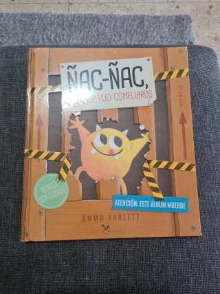 Libro ñac ñac el monstruo come libros