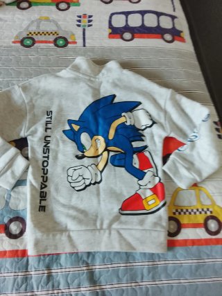 Sudadera Sonic Talla 6-7 años