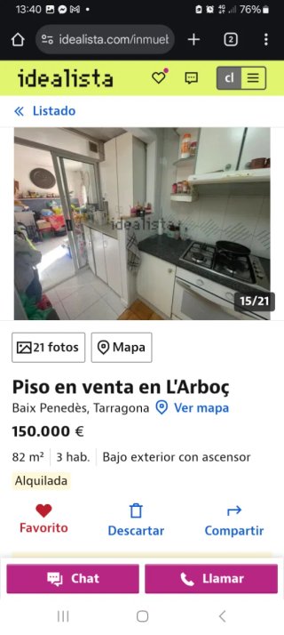 Piso en venta por 150.000