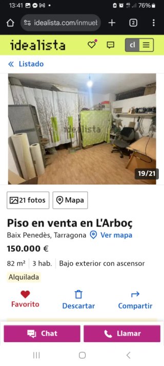 Piso en venta por 150.000