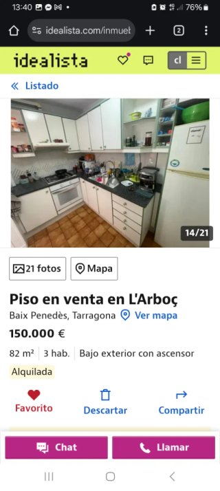 Piso en venta por 150.000