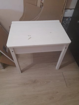 Escritorio infantil blanco madera