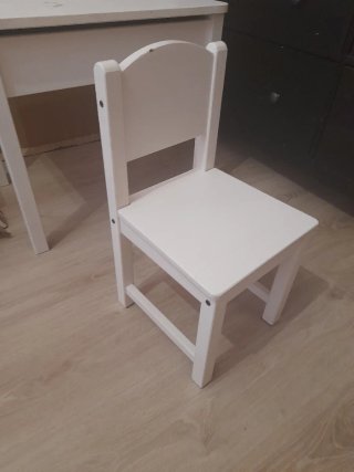 Escritorio infantil blanco madera