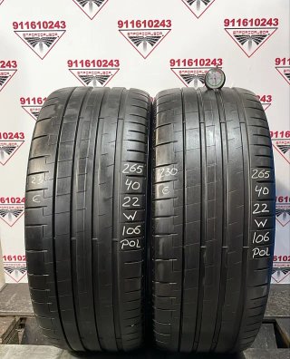265 40 22 W PIRELLI RUEDA AL 90% VIDA UTIL