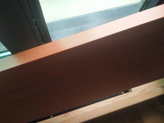 Estante flotante cerezo 1 m