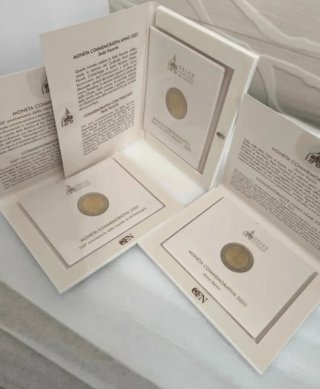 3 Monedas 2€ Vaticano 2025 Conmemorativas
