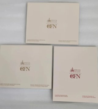 3 Monedas 2€ Vaticano 2025 Conmemorativas