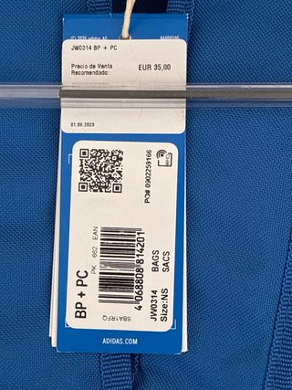 Mochila Adidas Escolar Nueva con etiqueta