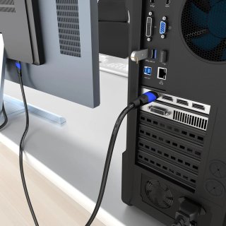 KabelDirekt – Cable DisplayPort 4K/60Hz – 5 m – inmunidad contra interferencias
