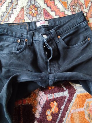 Pantalones Levis 501 Negros Straight leg