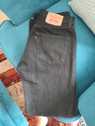 Pantalones Levis 501 Negros Straight leg