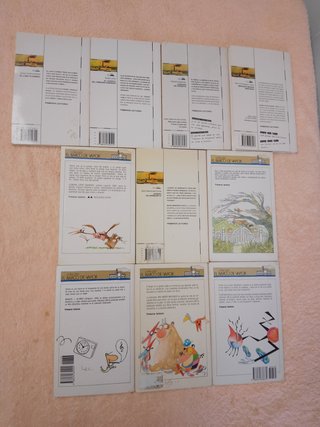 LOTE (I) DE 10 LIBROS EL BARCO DE VAPOR (blancos)
