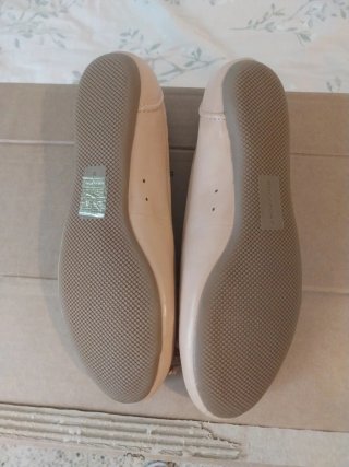 Bailarinas Rockport Talla 37 Beige Nuevas