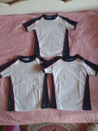 3 Camisetas Colegio Leonés Talla 3