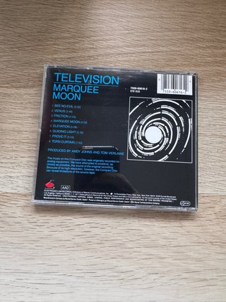 CD Television Marquee Moon