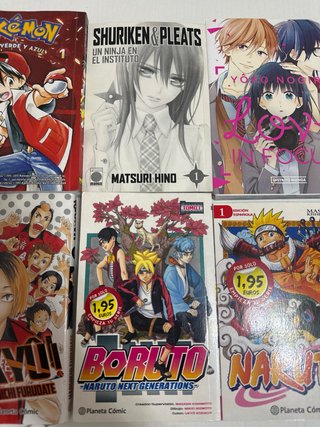 Mangas anime variados