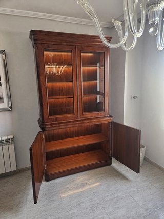 Conjunto Comedor Artes Moble Nogal Español