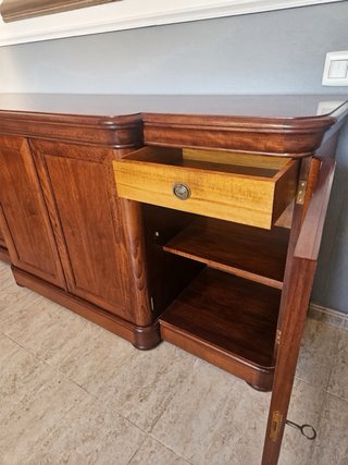 Conjunto Comedor Artes Moble Nogal Español