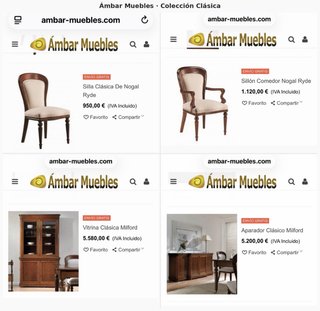 Conjunto Comedor Artes Moble Nogal Español