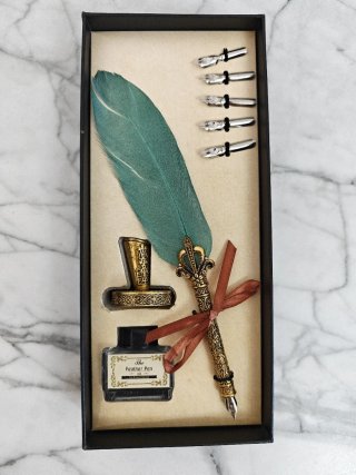 Set Pluma Estilográfica y Tinta Vintage