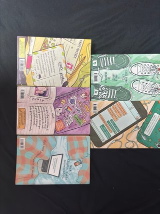 Lote 5 libros de Heartstopper