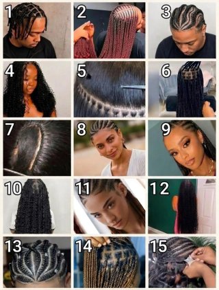 Trenzas, extensiones y pelucas