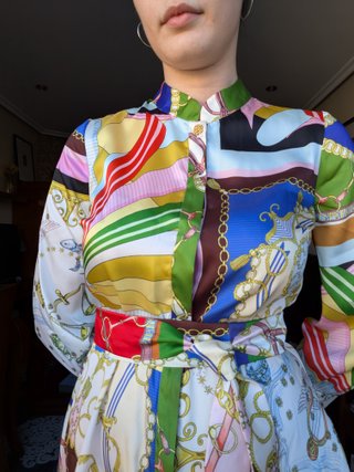 Vestido Corto Zara Estilo Versace