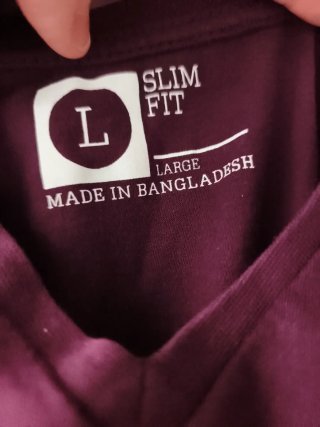 Camiseta V-Neck  Slim Fit