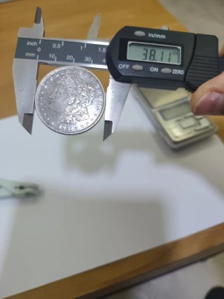 Moneda Morgan Dólar Plata 1921